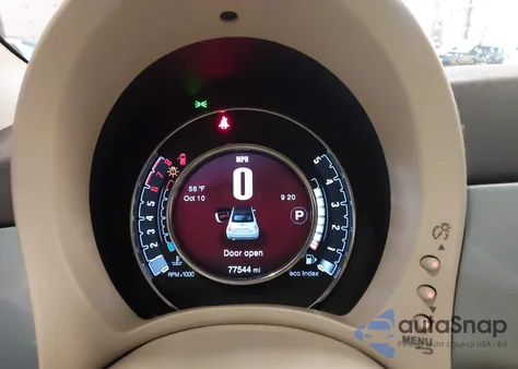 2015 Fiat 500C Lounge from USA, damaged, VIN 3C3CFFER7FT690500